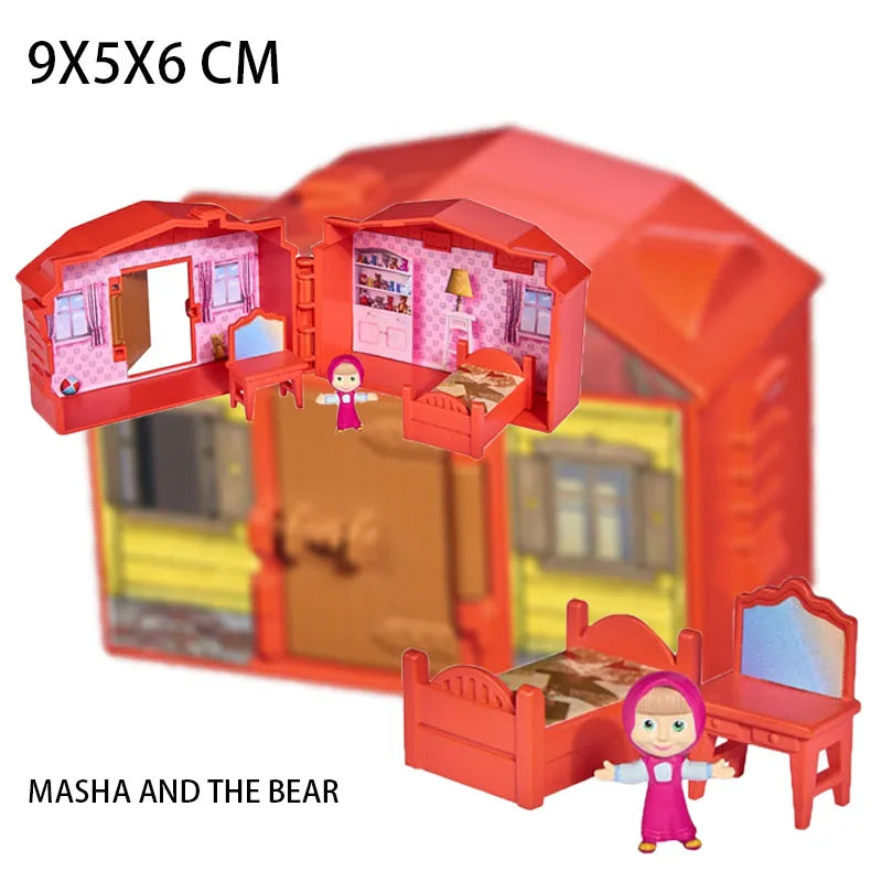 New Martha and The Bear - Mini House Collection Children's House Furniture and Family Toy Set