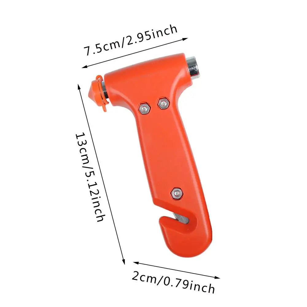 Car Safety Hammer 2 In 1 Car Window Breaker Emergency Hammer Seat Belt Cutter Car Tool Life-Saving Escape Hammer