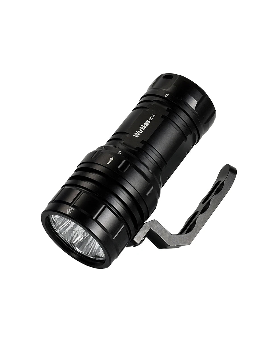 Wurkkos DL06 Professional Scuba Diving Flashlight IPX8 3*21700 Battery Super Bright 15000LM USB Reverse Charge 6 * XHP50.2