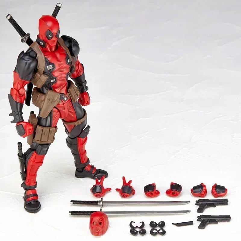 Disney Marvel 15cm X-MAN DeadPool Super Hero Articulate Joints Moveable Action Figure Model Toys