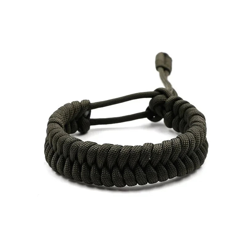 Outdoor Adjustable Bracelet Camping Survival 7 Core Paracord Bracelet Men Sports Parachute Cord Bracelet Men