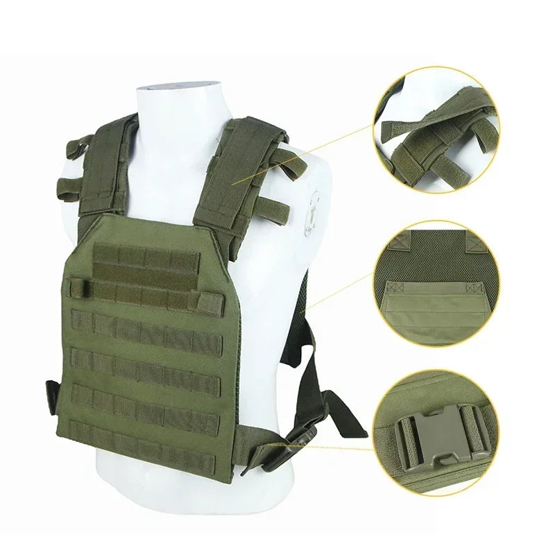 Bullet Proof Vest  Plate Carrier  Molle Airsoft Vest  Tactical Equipment  Buletproof Vest Tactical Gear Equipment