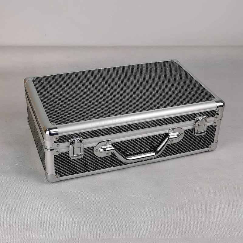 Aluminum Tool Box Waterproof Safety Equipment Instrument Case Storage Box Large Hard Case Toolbox Aluminum Tool Case Suitcase