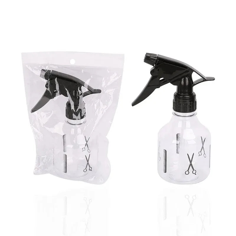 250ML Hairdressing Spray Bottle Salon Barber Hair Tools Water Sprayer Transparent Make-up Style Portable Plastic Spray Bottles