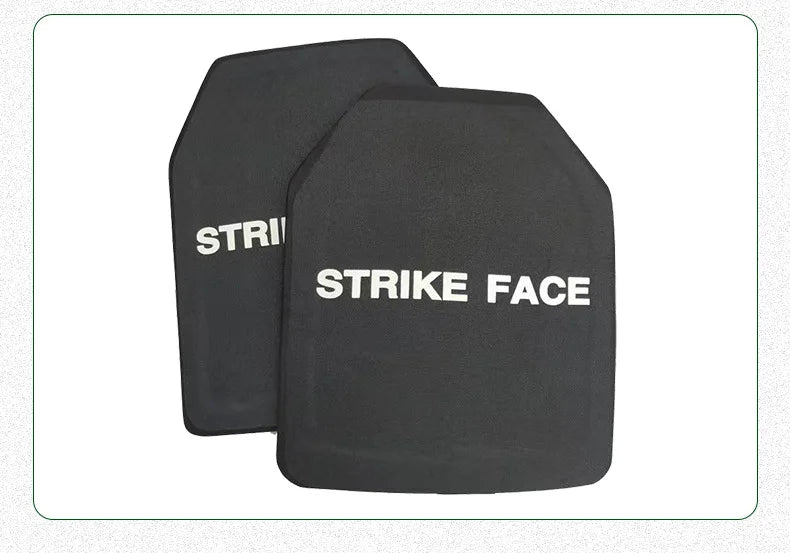 2PCS, GA3 NIJ IIIA Ballistic Plate 10x12 Inch PE Lightweight Tactical Vest Bulletproof Plate 25X30cm