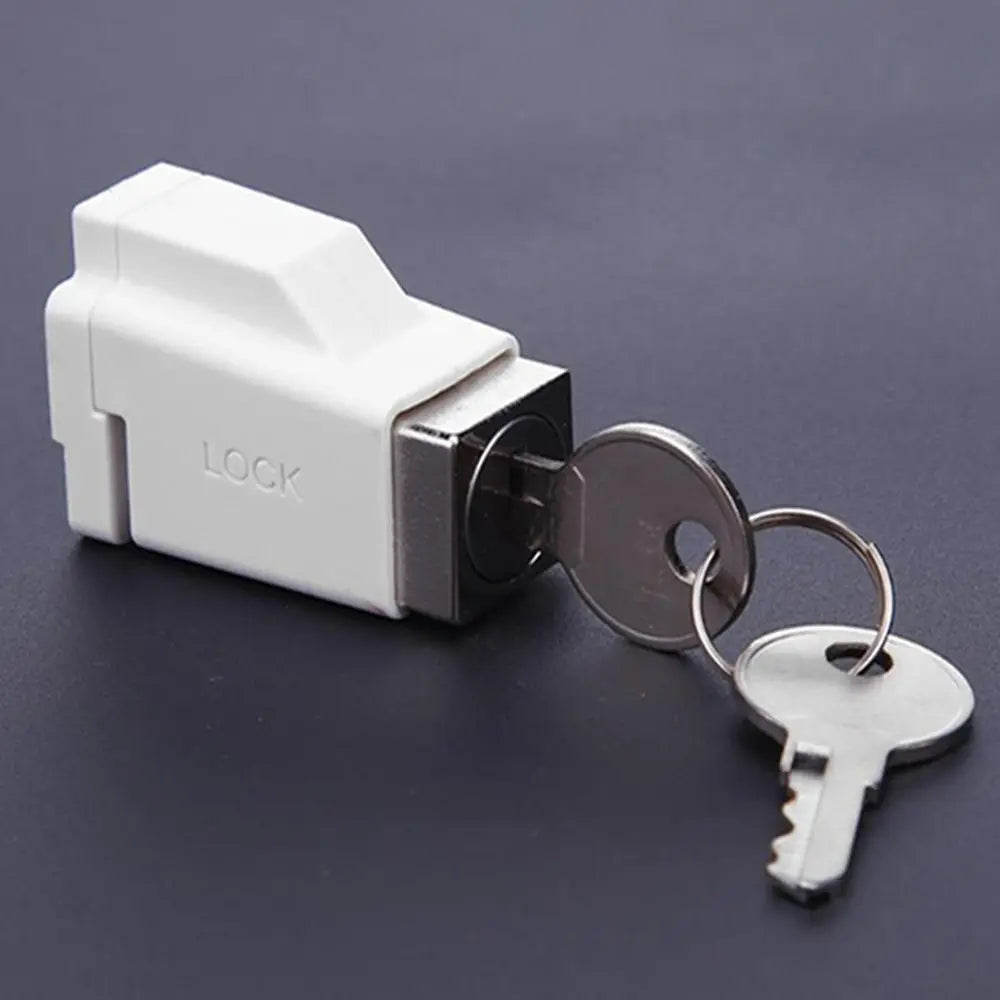 Modern Fixed Buckle Plastic Steel Aluminium Alloy Window Security Limit Lock Window Safty Locks Sliding Door Patio Window Locks