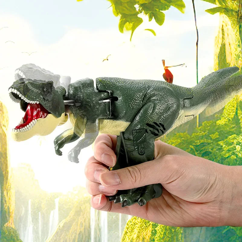 ChildrenZa Za Za Decompression Dinosaur Toy Creative Battery-free Telescopic Spring Swing Dinosaur Fidget Toys Gifts for Kids