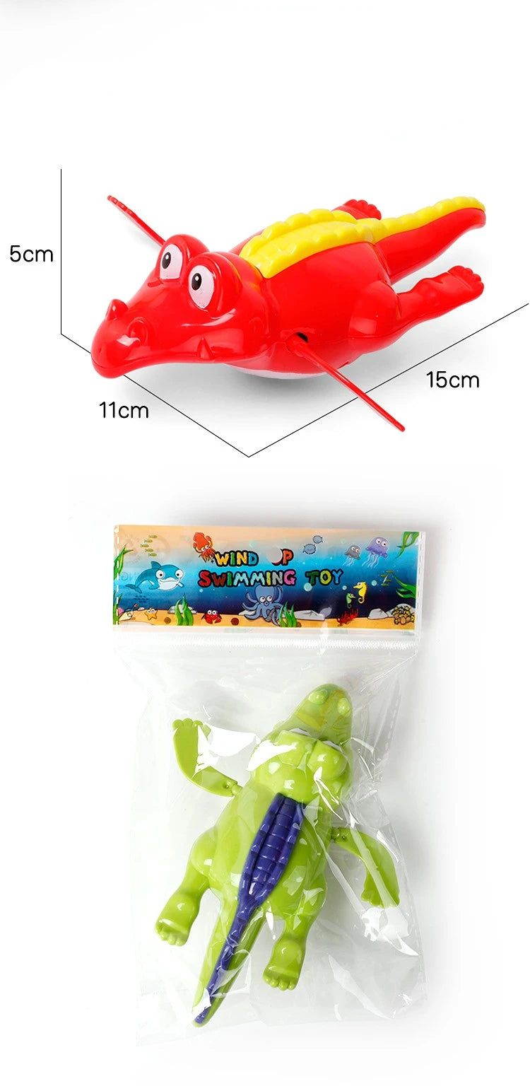 Single Sale Cute Cartoon Animal Tortoise Classic Baby Water Toy Infant Swim Turtle Wound-up Chain Clockwork Kids Beach Bath Toys