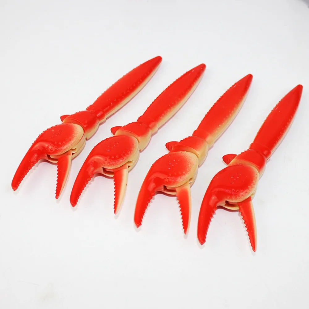 Lovely Interesting Lobster Paw Clamp Ballpoint Pen Funny Kids Gift School Supplies Plastic Hammer Neutral Pen Office Stationary