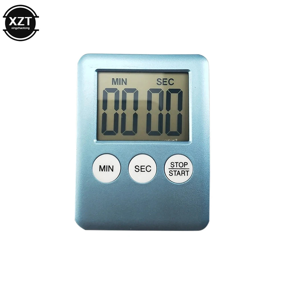 Magnetic Kitchen Timer Digital Cooking Baking LCD Count Down Up Loud Alarm Countdown Alarm Magnet Clock Sleep Clock Kitchen Sup