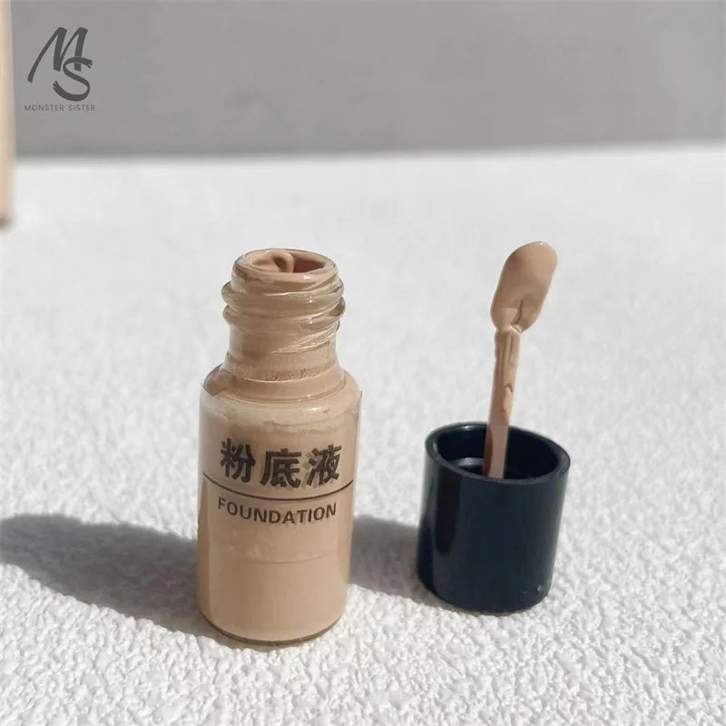 2-10Pcs 4/5ml Liquid Foundation Subpackage Bottle Thickened Glass Bottles Non Fragile Portable Travel Cosmetics Subpackage Tools