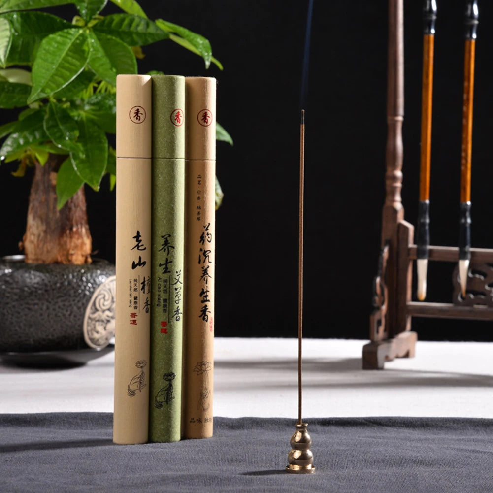 20G Natural Sandalwood Incense Summer Essential Home Incense Wormwood Incense Soothe the Mind and Help Sleep Home Garden