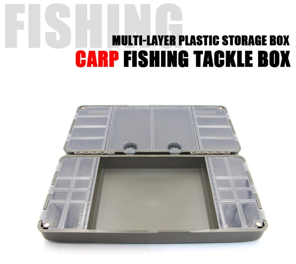 Carp Fishing Rig Board Box Tackle Box Thickened Large Capacity Multipurpose Bait Hook Organizer Storage Fishing Tools Box Hot