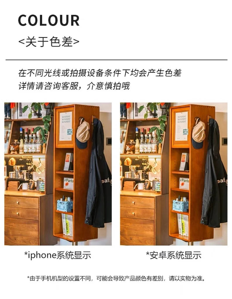 Full Body Mirror Storage Heart Earring Jewelry Box Organizer Store Furniture Cabinet Jeweler Woman Vanity Swivel Wall Stand Wood