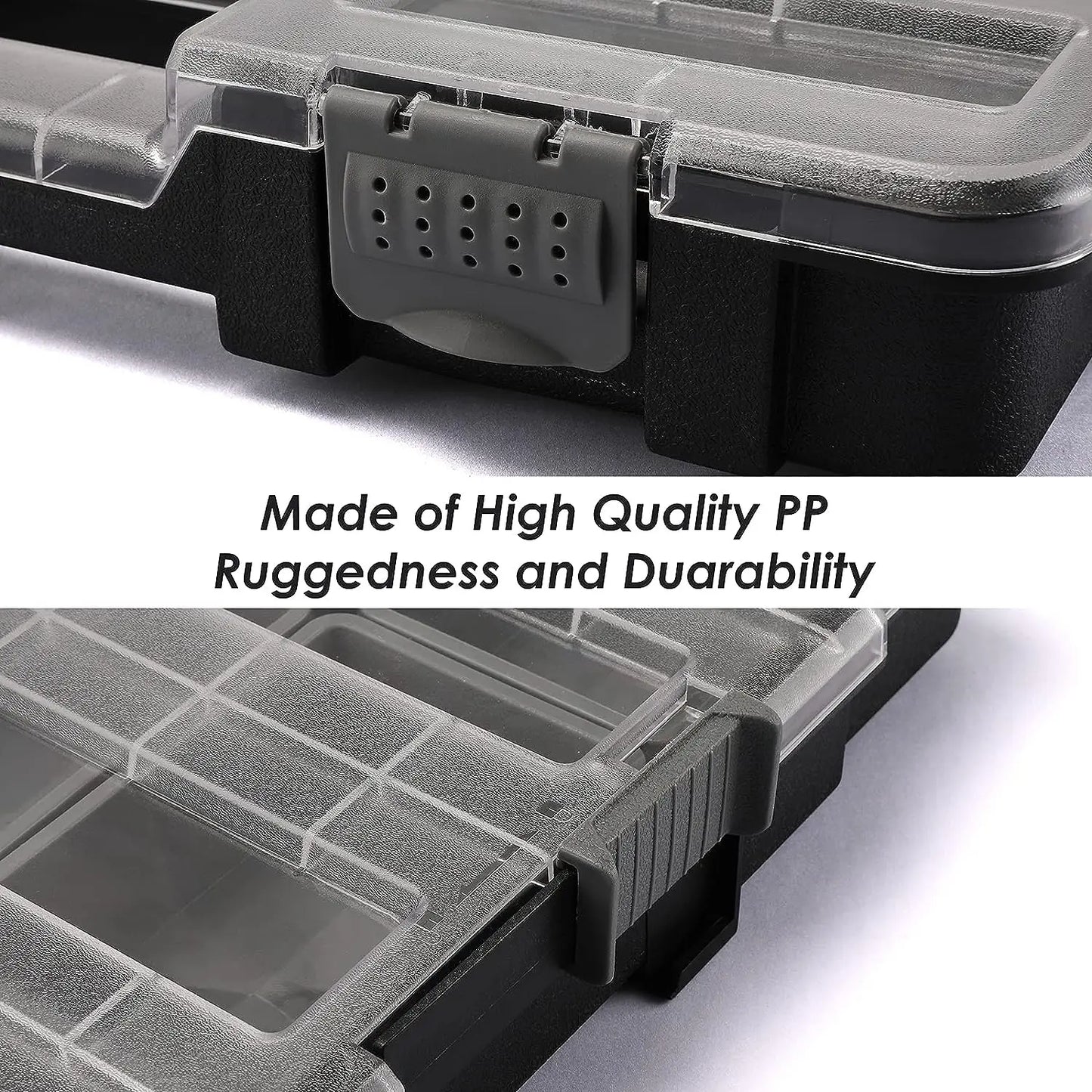 Stackable Tool Box Organizer Box Piece Container Garage Plastic Toolbox for Mechanic Workshop Suitcase Screw Storage Box