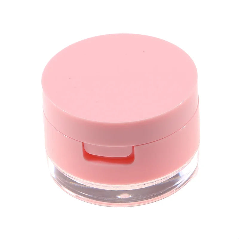 1Pc 3g/5g Portable Powder Box Empty Mini Loose Powder Container With Sieve Mirror Cosmetic Sifter Jar Travel Makeup Container