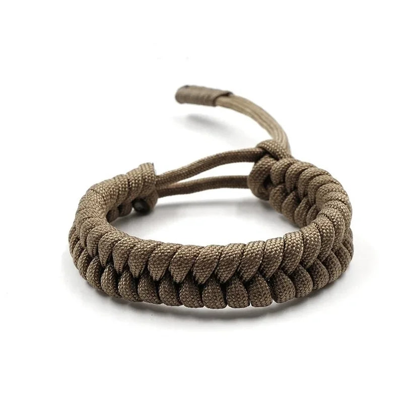 Outdoor Adjustable Bracelet Camping Survival 7 Core Paracord Bracelet Men Sports Parachute Cord Bracelet Men