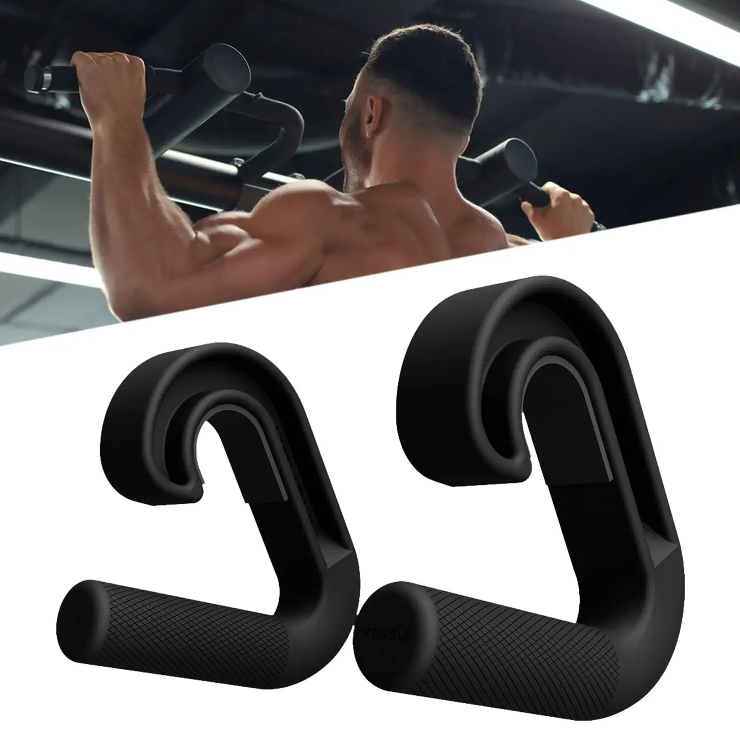 2Pcs Pull Down Machine Attachment Non Slip for Workout Gym Strength Training