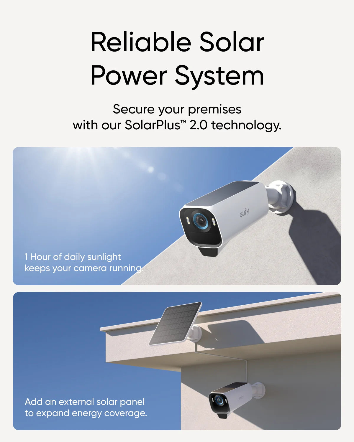 eufyCam S3 Pro 2-Cam Kit Solar Camera Outdoor Wireless MaxColor Night Vision 4K Security Camera with Solar Panel Forever Power