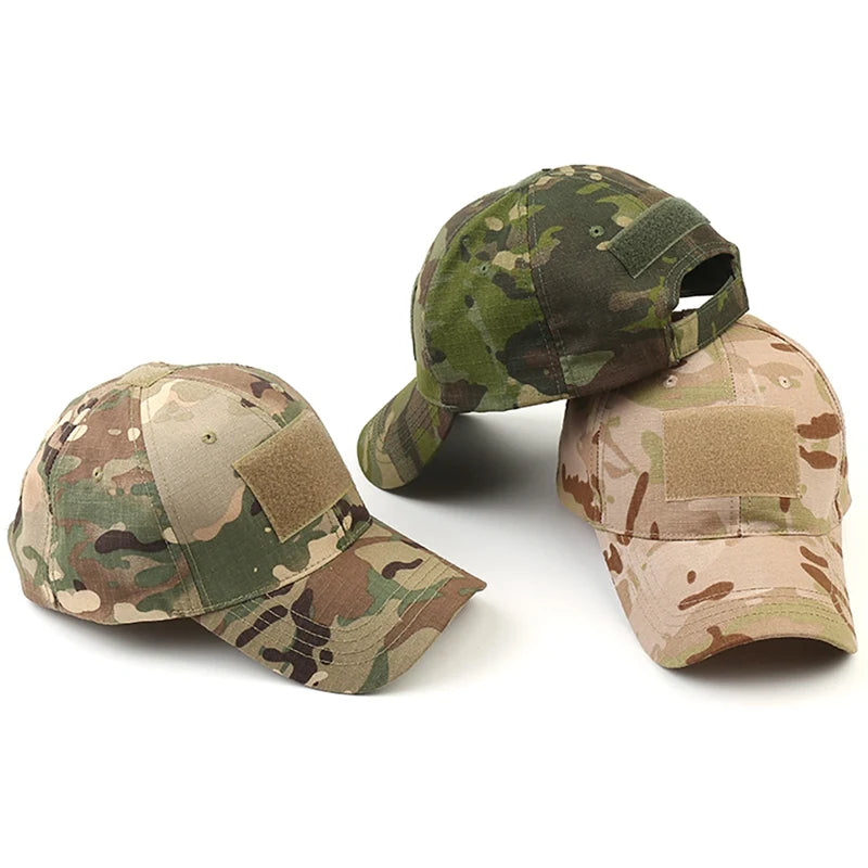 Outdoor Sport Snap back Caps Camouflage Hat Simplicity Tactical Camo Hunting Cap Hat For Men Adult Cap