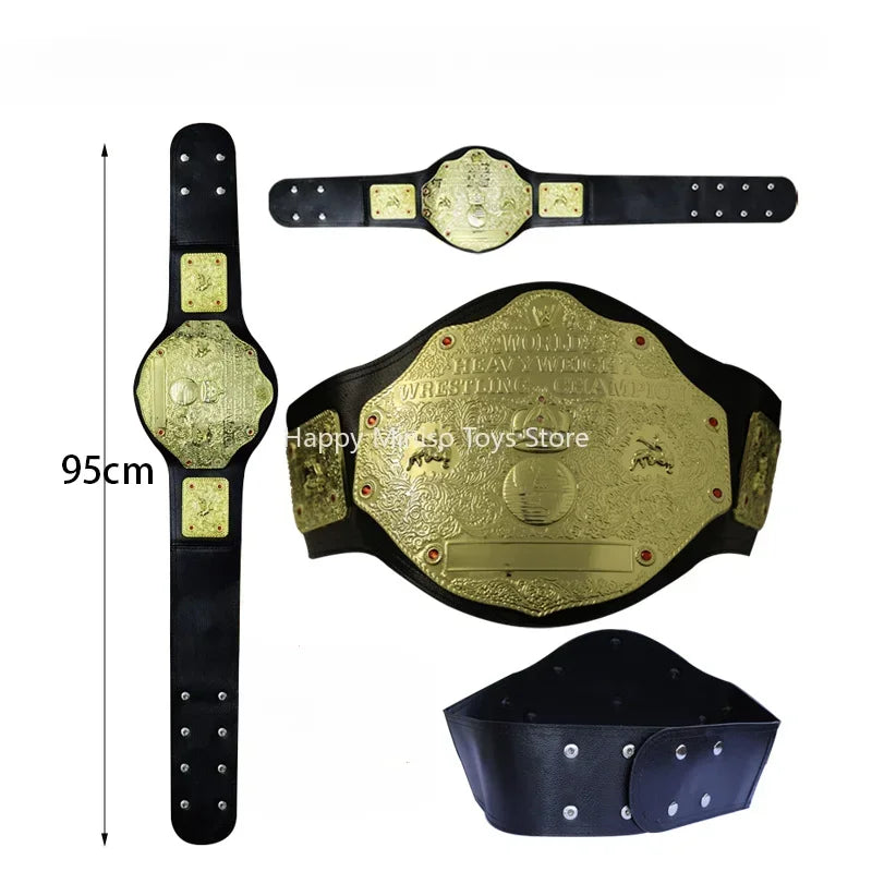 Golden Belt 1:1 Figure Model Props Character Party Wrestling Wwe Championship Belt Heavyweight Boxing Champion Decorative Gift