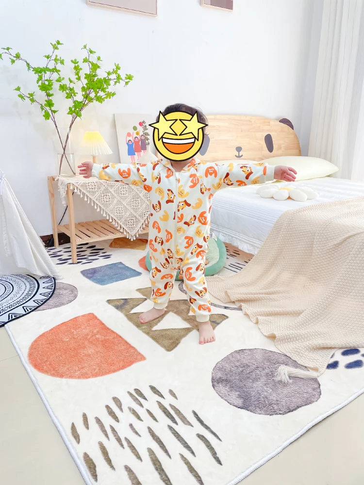 Carpet for Living Room Cartoon Large Area Children's Bedroom Cloakroom Plush Mat Home Decoration IG Coffee Tables Rug ковер 러그