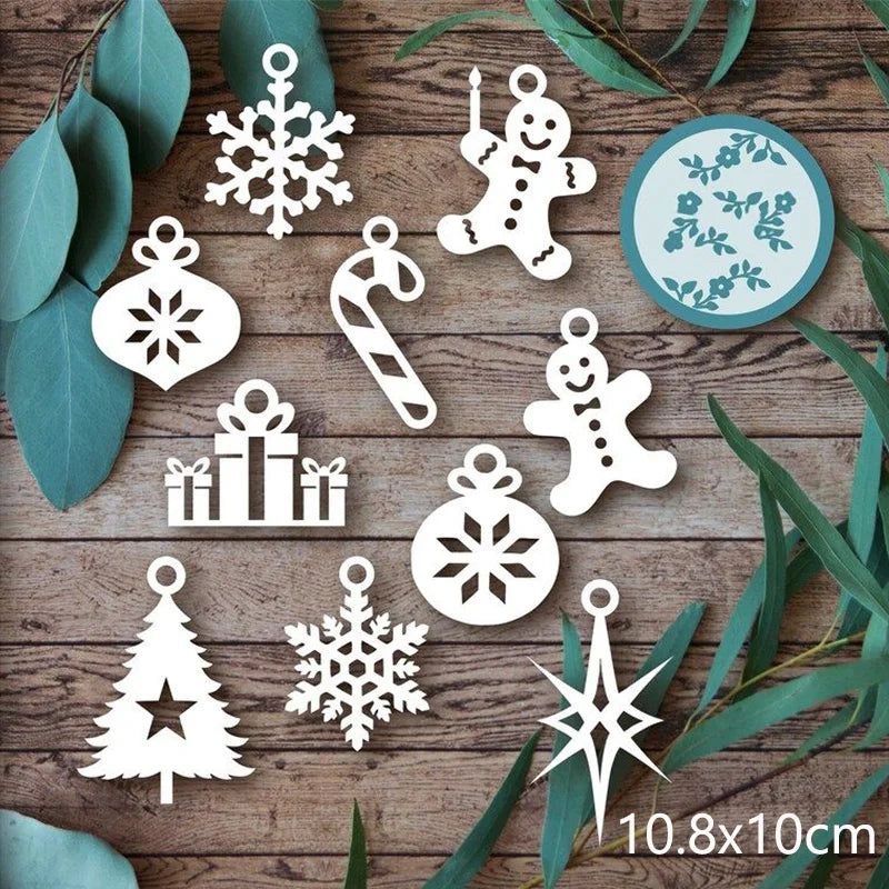 Piggy Craft metal cutting dies cut die mold New Christmas Series Scrapbook paper craft knife mould blade punch stencils dies