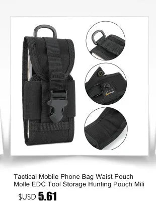 Tactical Arm Sleeve Map Pouch Wrist Pocket Strap Card Mobile Phone Storage Bag Camping Equipment Hunting Accessories Gear