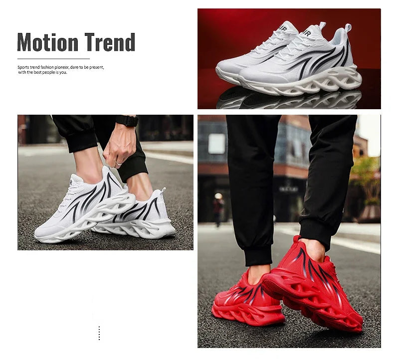 Fashion Men Sneakers Mesh Casual Shoes Lac-up Mens Shoes Lightweight Vulcanize Shoes Walking Sneakers Zapatillas Hombre Men Shoe