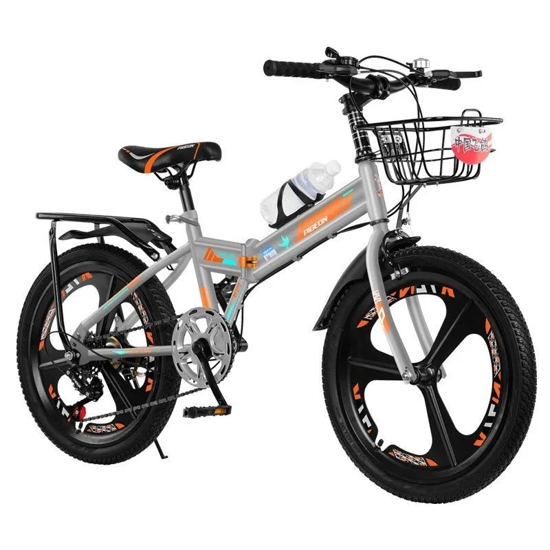 FJ Classic And Exquisite Children's Bicycles Mountain Bikes 6-18 Year Old Folding Variable Speed Single Speed Children's Bicycle