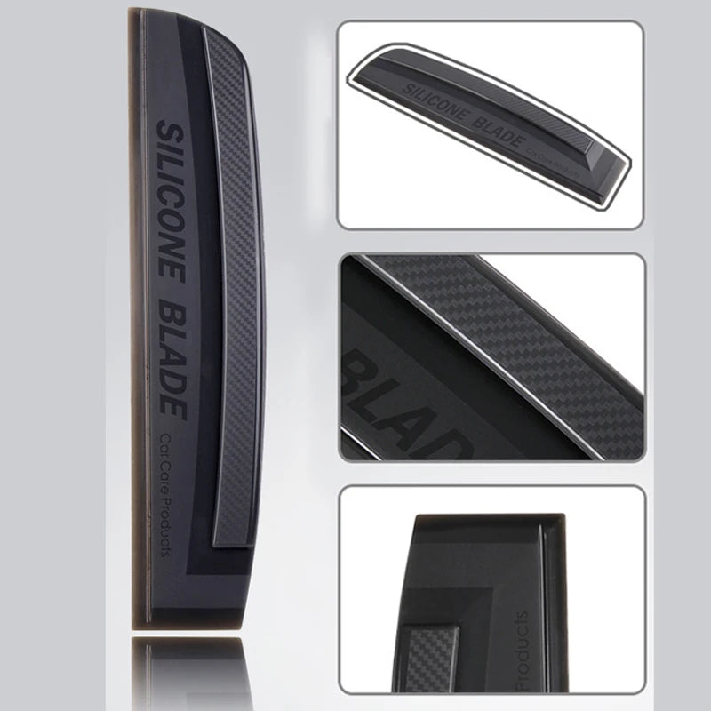 Soft Silicone Handy Squeegee Non-Scratch Water Window Wiper Drying Blade Clean Scraping Car Wash Tool Auto Detailing Accessories