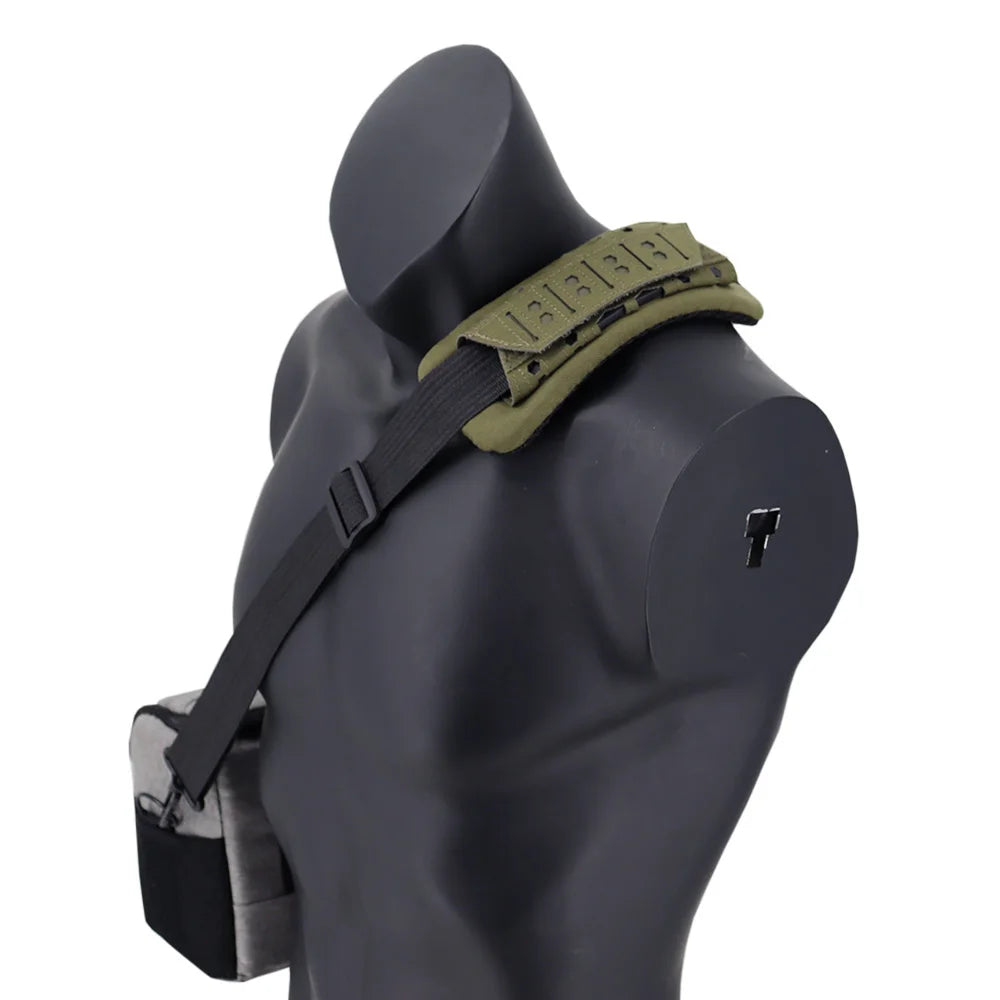 VULPO Tactical Vest Shoulder Strap Pad Backpack Breathable Mesh Cushion Pad Laser Cutting For Hunting Vest Outdoor Backpacks