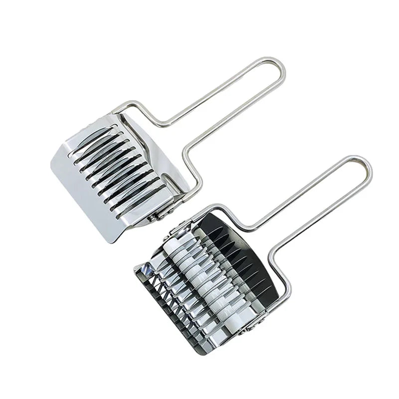 Stainless Steel Manual Noodle Cutter Pressing Instant Noodles Makers Dough Garlic Ginger Roller Cut Kitchen Pasta Gadgets