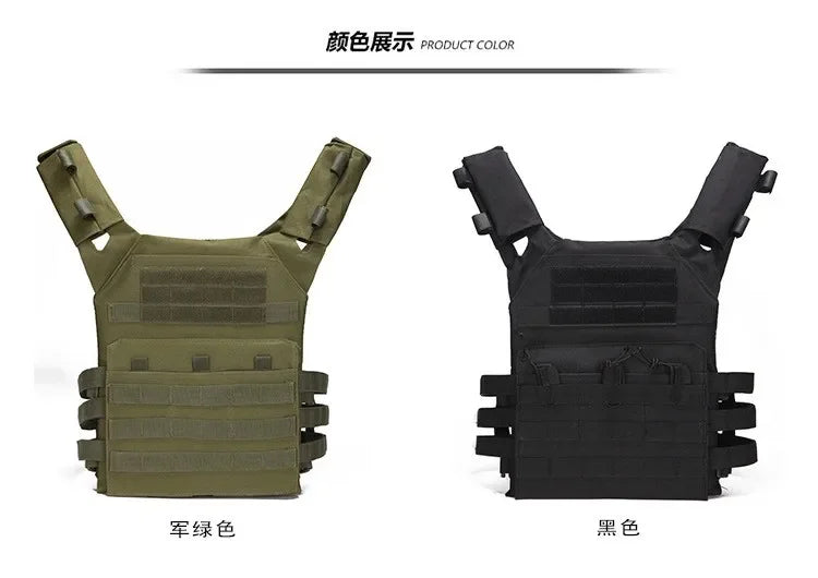 Nylon Tactical Vest Body Armor Hunting Carrier Airsoft Accessories Combat MOLLE Camo Vests