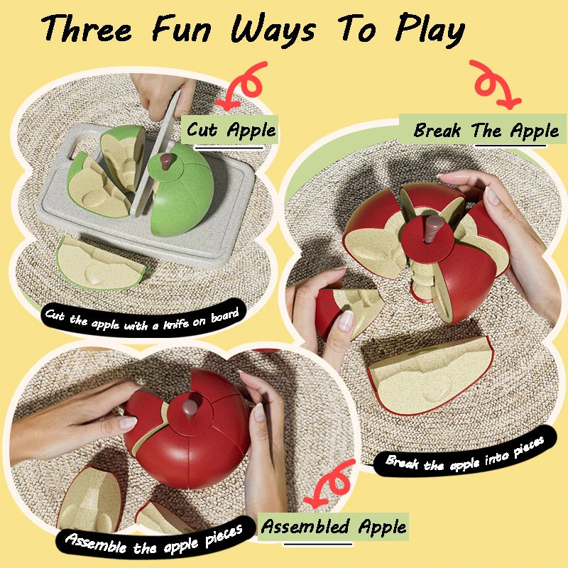 Baby Play Food Kitchen Toys Durian Apple Fruit Dinette Cutting Game Hamburg Pizza Creative Cooking Pretend Play House Girls Toys