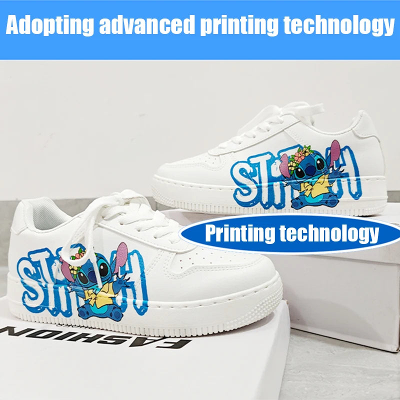 Lilo Stitch girls Shoes sneakers for children Student Casual basketball shoes Stitch Kid Sneakers Running Fashion Sports Shoes