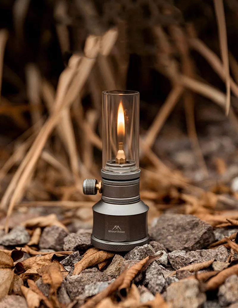 Outdoor Gas Light Set Mountainhiker Picnic Camping Retro Decorative Ambience Creative Desktop Bedside Gas Lamps And Accessories