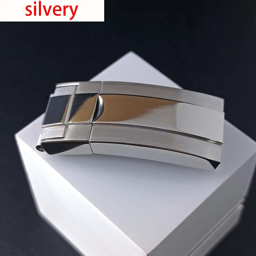 16mm stainless steel watch strap with folding buckle, ear width 20mm, fine tuned folding safety buckle