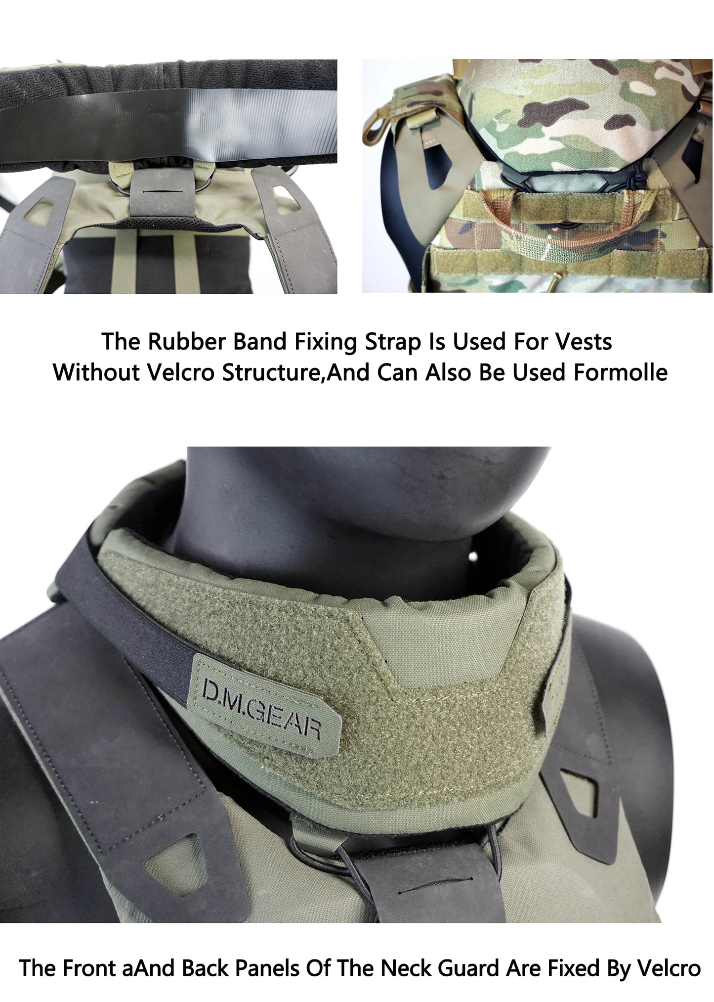 Tactical Neck Guard Collar Protector for Jpc Avs Fcsk Cpc Hunting Gear Tactical Airsoft Equipment Hunt Accessory Camping Outdoor