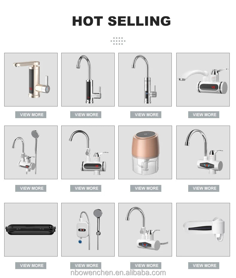 bathroom home appliance tankless shower electric instant water heater with bath shower at home