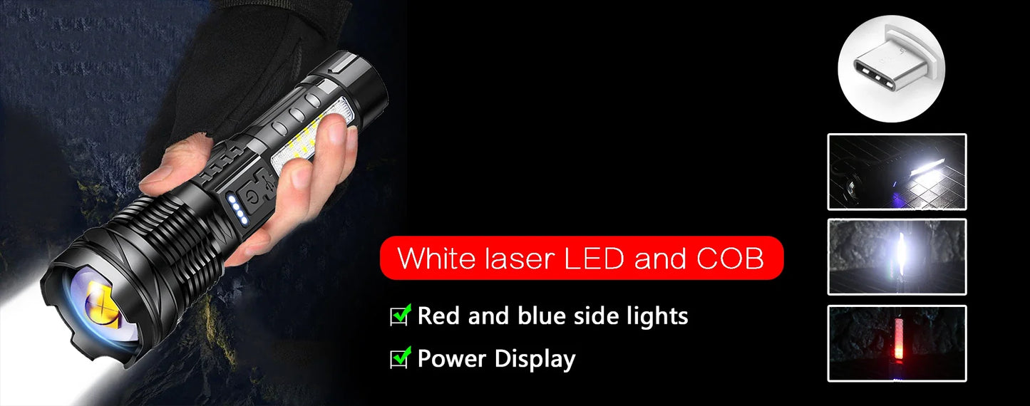 4.2V 26650 Lithium Battery 5000MaH High-capacity Rechargeable Battery 3C Discharge for Torch with Free a P50 LED Flashlight Gift