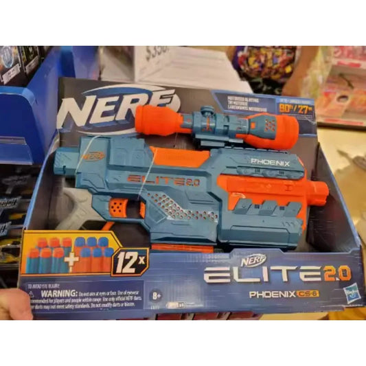 Hasbro Nerf Figure Elite Phoneix Cs10 STF Electric Transmitter Collection Gun Toy