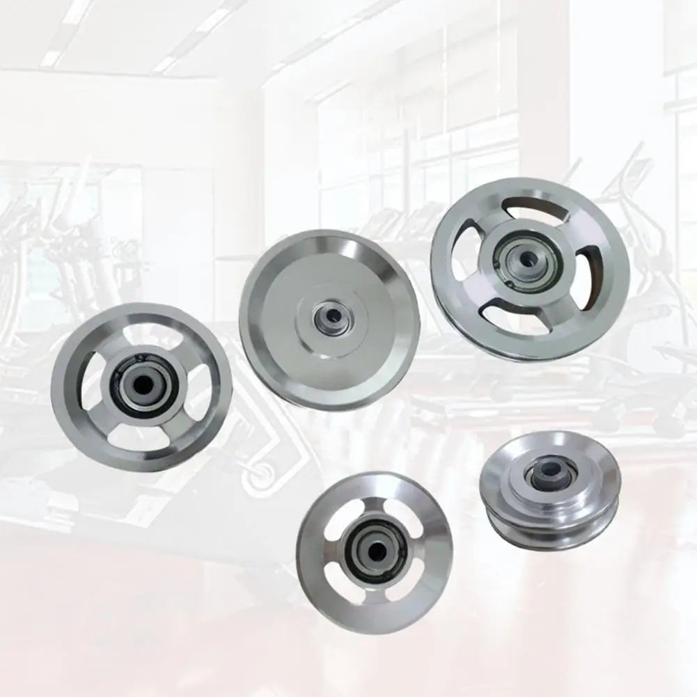 Pulley Wheel Replacement Long Service Life Aluminium Alloy Pulley Wheel Fitness Equipment Accessories Pulley Wheel