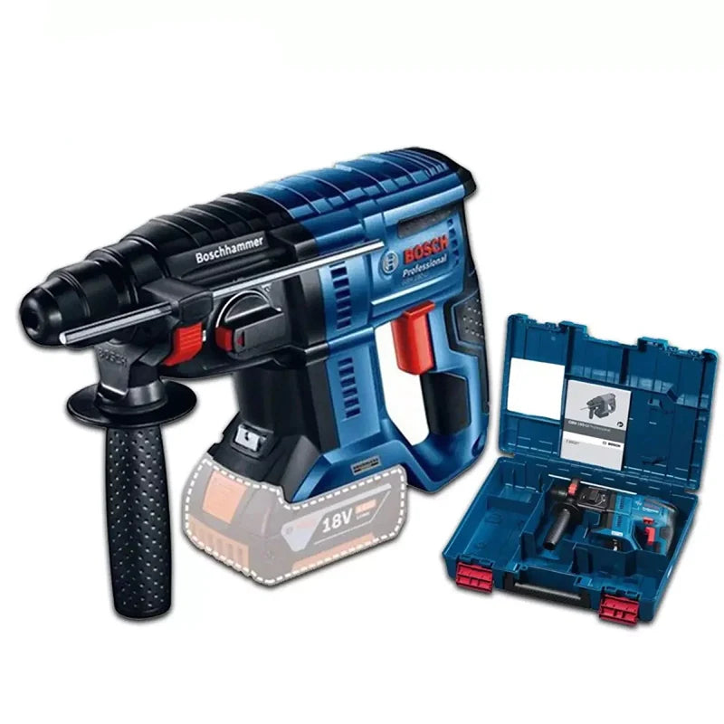 Bosch GBH180-LI Cordless Rotary Hammer SDS Brushless 18V Lithium Charged Four Pit Electric Concrete Power Tool Without Battery