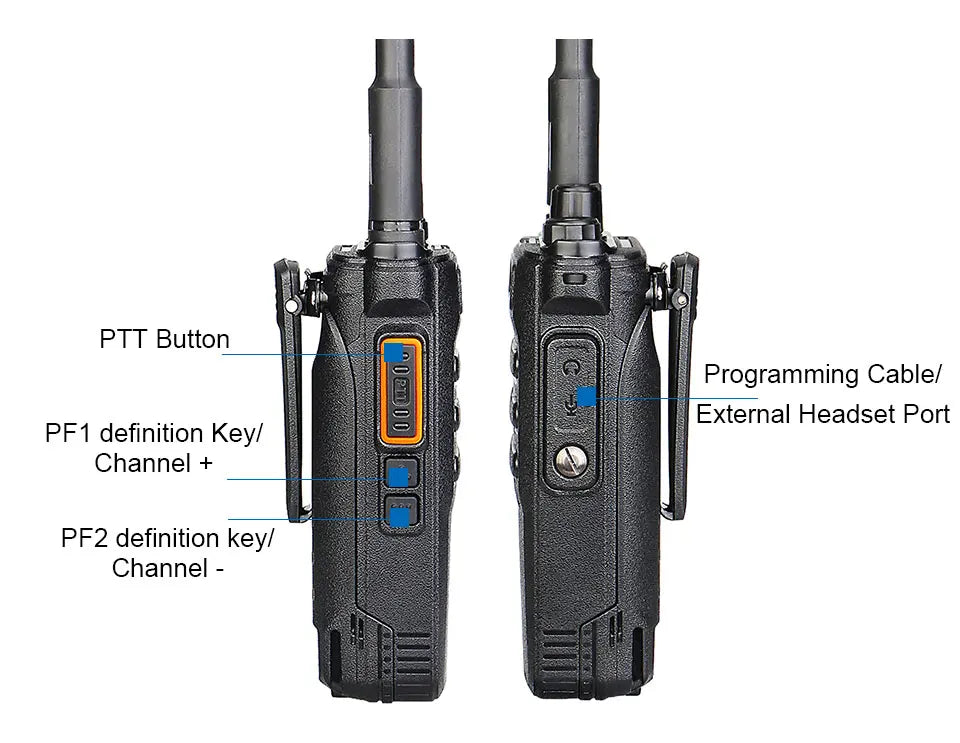 Retevis RT86 10W Walkie Talkie Long Range Communication Radios Walkie-talkie Professional Communicator Two-way Radio Long Reach