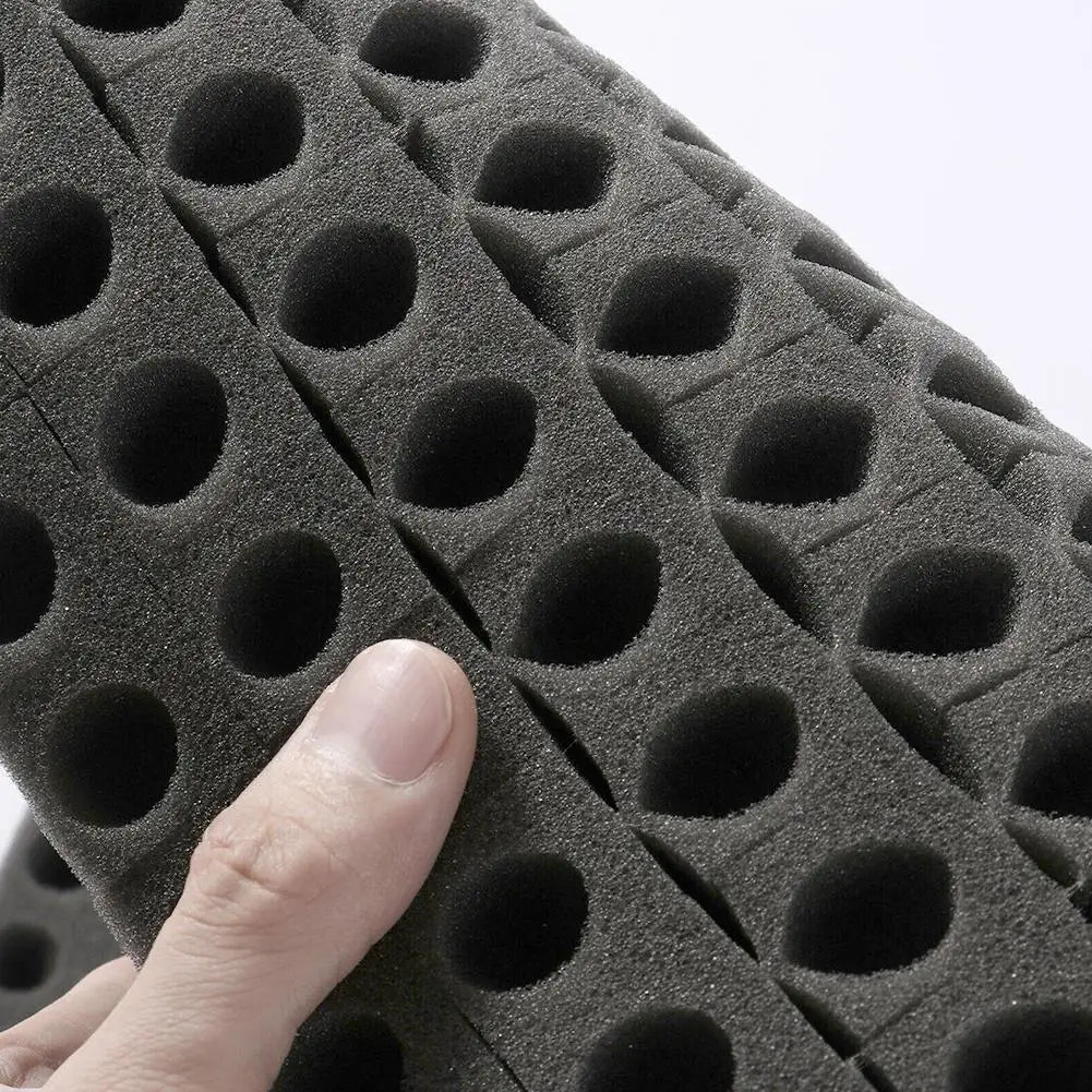 100pcs Slot Foam Hole Sponge Hydroponic Seedling Cultivation Vegetable Hollow Cross Soilless Sponge Block Garden Accessories