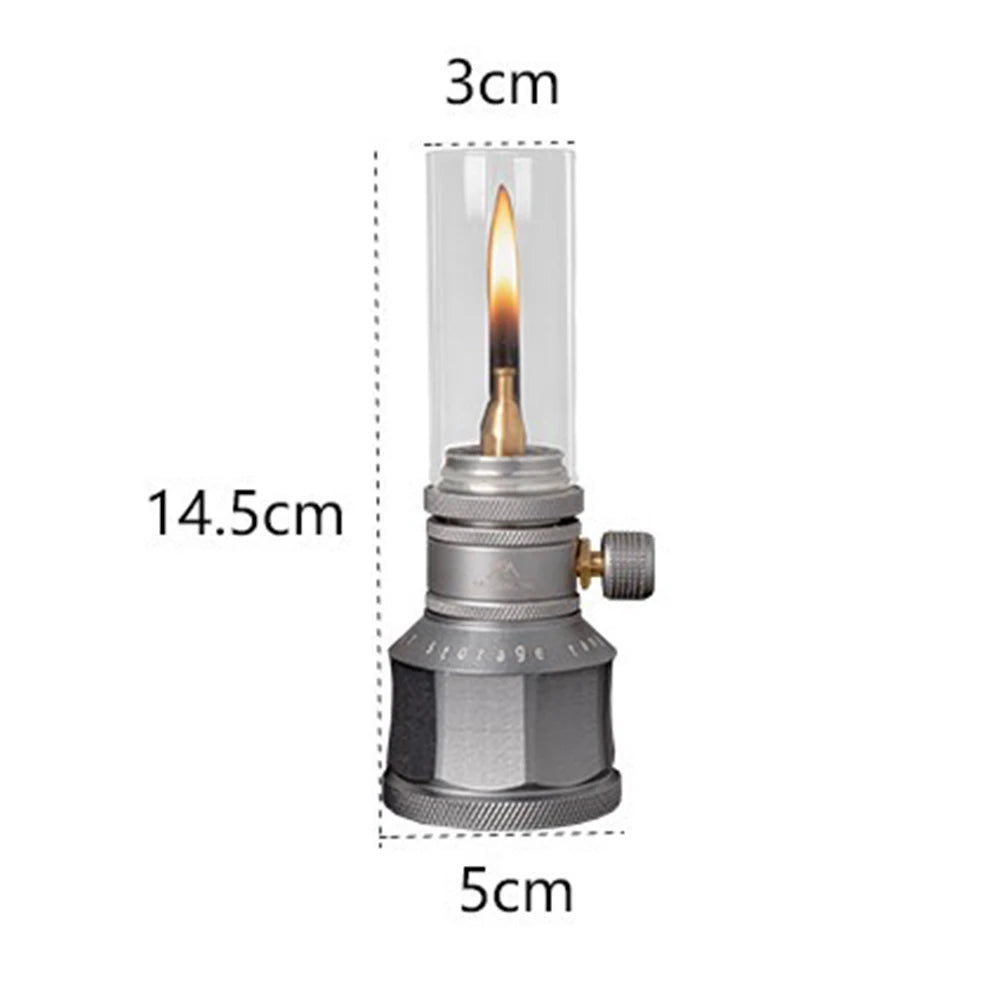 Candlelight Kit Portable Lamp Outdoor Gas Lantern Candlelight Kit Camping Lamp With Empty Tank Extension Rod