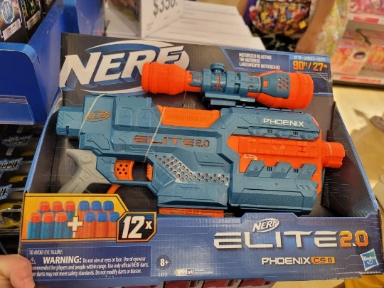 Hasbro Nerf Figure Elite Phoneix Cs10 STF Electric Transmitter Collection Gun Toy