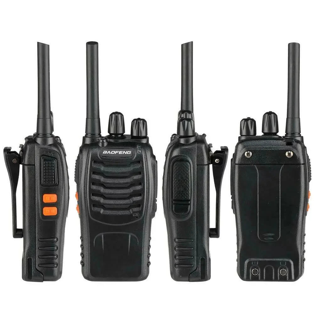 Baofeng BF-88E 1500mAh Walkie Talkie Long Range Handheld Two-way Radio 2pcs/pack with Charger Earpiece PMR446MHz