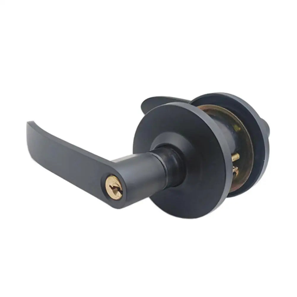 Door Handle Lock Aluminum Alloy Door Key Locks Room Hotel Anti Theft Safty Security Locker Latch For Toilet /Bathroom/Bedroom